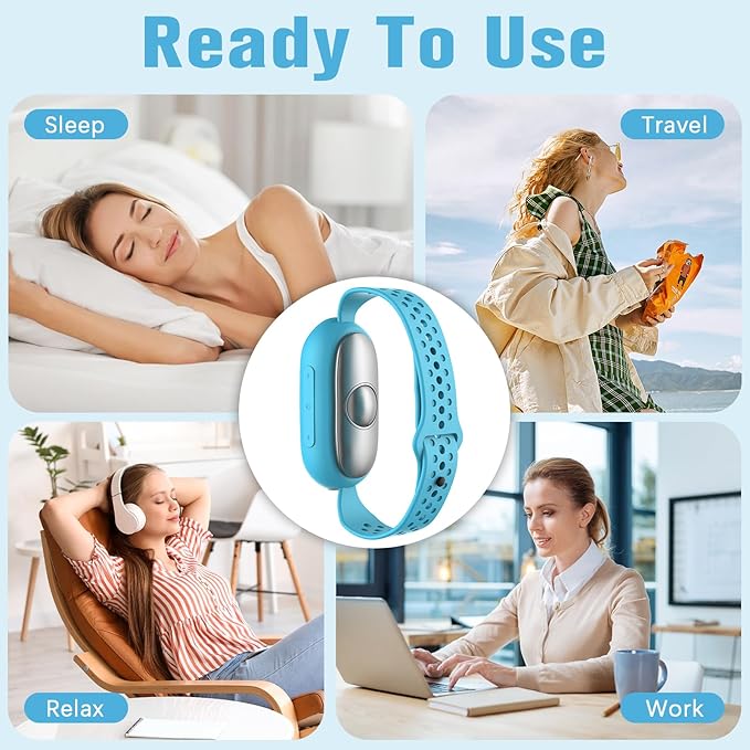Gen2 Relaxation Device – Handheld Portable Sleep Device with Dual Mode Gentle Pulse, Wellness Tool for Calm, Focus & Better Rest, USB-C Rechargeable for Adults & Kids (Gen2 Blue)