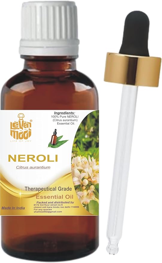 LEVENMOOI Therapeutic Grade Essential Oil – Pure & Natural for Aromatherapy, Humidifiers, Diffusers & DIY Uses (15, Neroli)