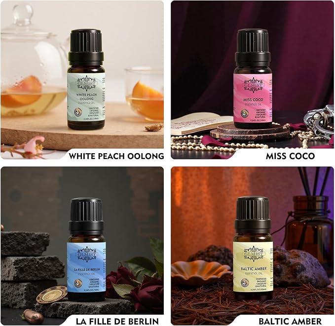 Essential Oils Set, Fragrance Oil for Diffusers Romantic Haven Kit | 8 Packs Essential Oils for Diffusers for Men, Home and Party, Classic Fragrance Oil for Variety Use As Great Gift for Men