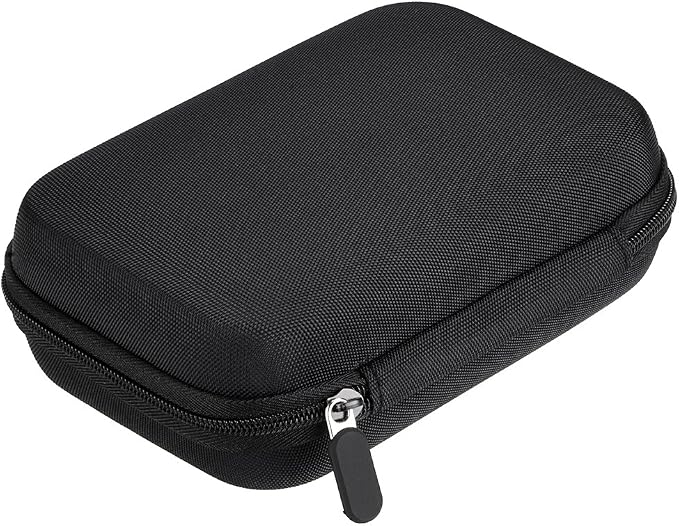Hipiwe Hard Shell Essential Oil Carrying Case Holds 12 Bottles (Can hold 5ml, 10ml, &10ml Rollers) Travel Size Essential Oils Bag Organizer (Black)