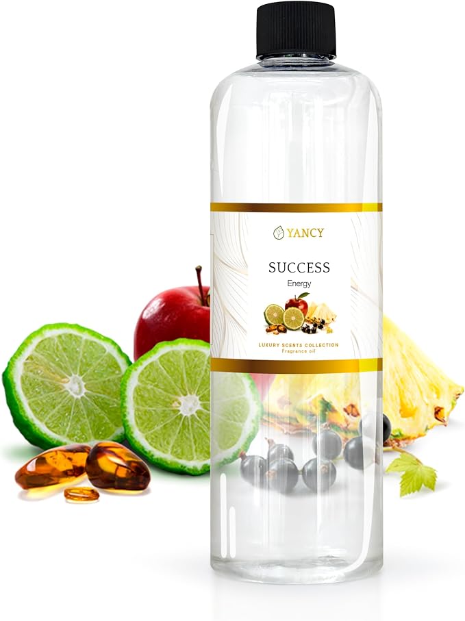 YANCY Success Luxury Collection Fragrance Oil (16 oz), Bold Motivating Aroma, Ideal for Diffusers, Oil Burners & Aroma Lamps, Empowering Fragrance for Daily Drive
