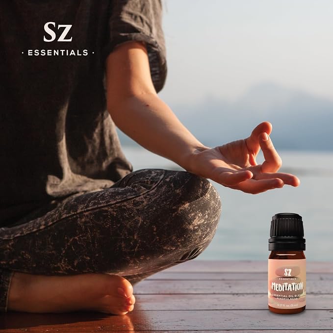 Meditation Pure Essential Oil Blend - 100% Pure and Natural - Perfectly Balanced - Undiluted - 5ml