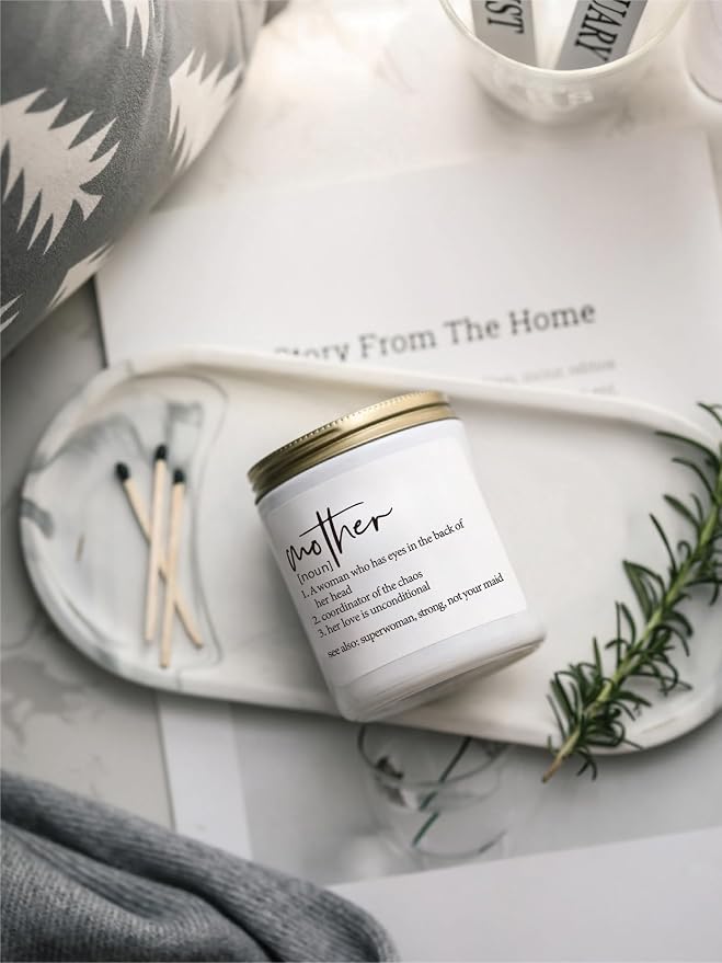 Mom Birthday Gifts from Daughter & Son, Best Mother’s Day Gift, Unique Ideas Gifts for Mom,Vanilla & Lavender Scented Candles