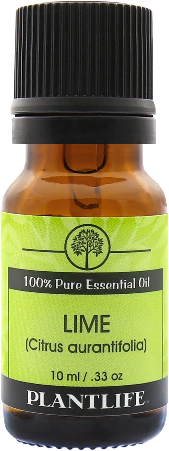 Plantlife Lime Aromatherapy Essential Oil - Straight from The Plant 100% Pure Therapeutic Grade - No Additives or Filters - 10 ml