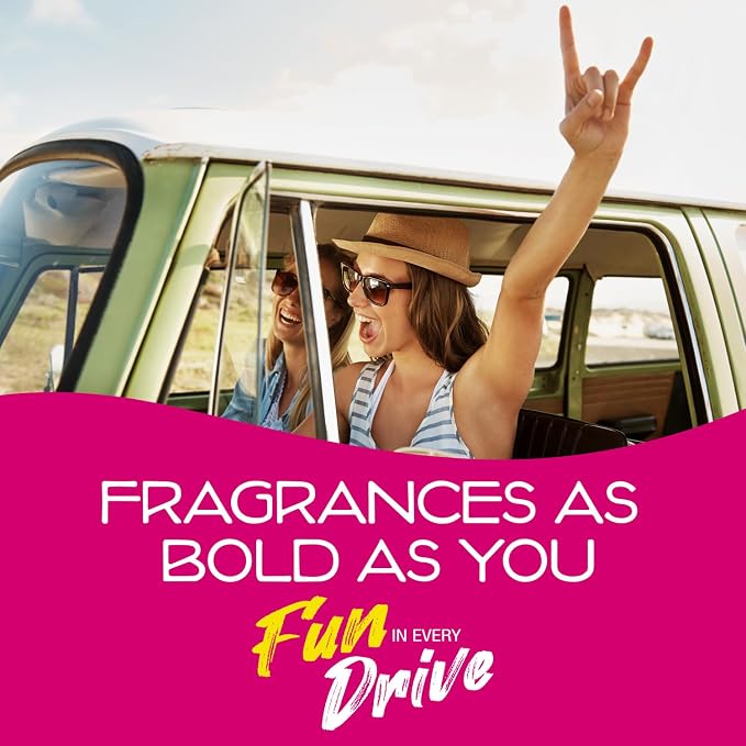California Scents Power Bloc Car Air Freshener, Coronado Cherry Scent, 6 Pack