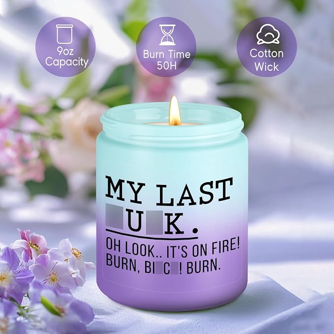 Fairy's Gift Candles, Cool Presents, Funny Relaxation Gifts for Women Men Mom Coworker Friend Boss - Cool Birthday Fun Presents for Her - Mothers Day, Sarcastic Office Relaxing Gifts for Women Nerd