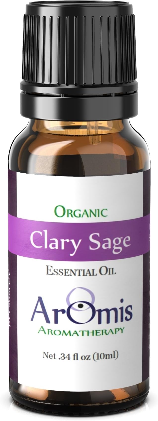 ArOmis Clary Sage Essential Oil - 100% Pure Therapeutic Grade - Undiluted, Premium Oil - 150 Micron Filtered, Perfect for Aromatherapy Diffusers (10ml / .34 fl oz)