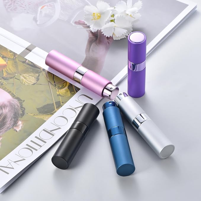 3 Pcs Cologne Travel Bottle Refillable, 8ml/0.27oz Pocket Travel Size Cologne Sprayer Perfume Atomizer Refillable Perfume Bottle Atomizer Spray Bottle