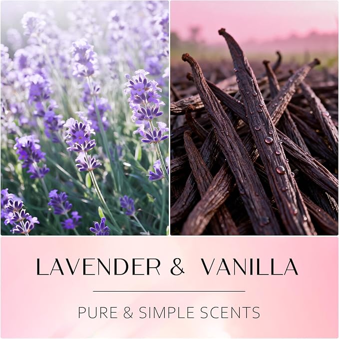 NORVENCE Scented Candles for Women, Stress Relief Candles for Home, Premium Soy Candle Set, Candle Gifts for Women (Pink, 7 oz)
