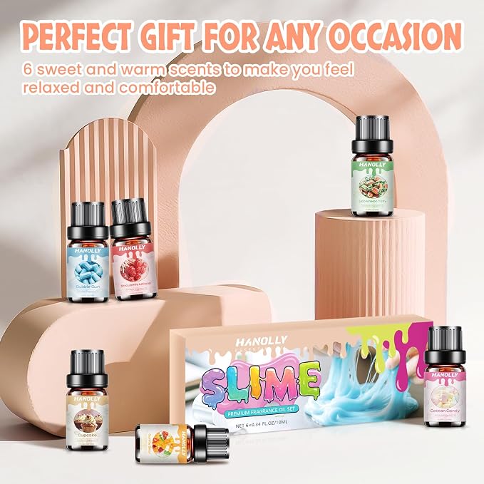 Premium Essential Oil Set, Fragrance Oil for Candle & Soap Making, Essential Oils for Diffusers for Home, Diffuser Oil Scents, Aromatherapy Scented Oils (6X10ml)