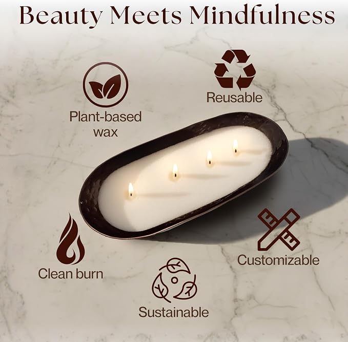 LILY LADUE Sand Candle Refill Kit - 1Lb/16Oz Pearled Candles Sand and Wicks (24) Without Holder, Unscented Aroma Beads, Reusable Powder Pearls Bulk Wax Pearls for Refillable Pearlized Pellet Set