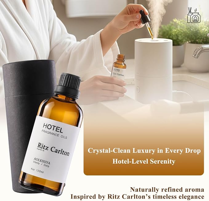 Hotel Scent Essential Oil Hotel Collection Waterless Diffuser Oil - Premium Fragrance Oil for Ultrasonic and Waterless Diffusers and Crafting - 4 Fl Oz