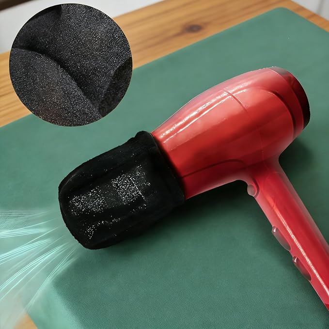 2Pcs Universal Sock Diffuser for Hair Dryer, Travel Hair Dryer Diffuser Sock‌, Soft, Heat-Resistant, Flexible,, Fits Most Hair Dryers