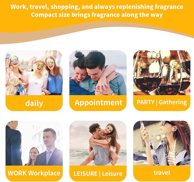 Perfume travel refillable,4Pcs 5ml Mini perfume bottle,Portable perfume bottles refillable for Women Men Small Mister Spray Bottle, for Travel and Outgoing