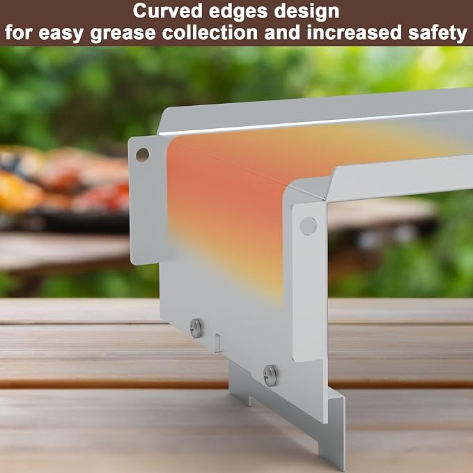 Upgraded Heavy Duty Steel Heat Diffuser for Traeger Ironwood 885/780/650/575,Heat Diffuser Replacement Parts for Traeger, Camp Chef, Timberline and Most Other Pellet Grills,Z Grill