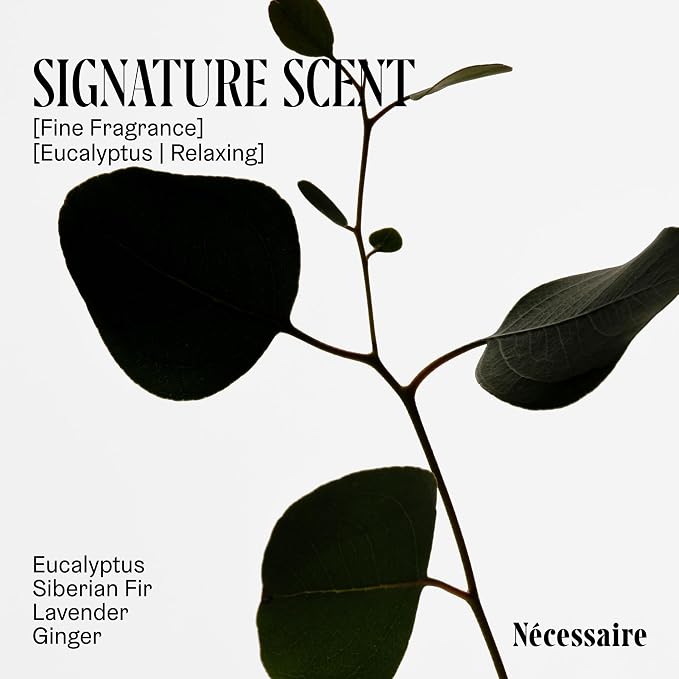 Nécessaire Body Essentials - Skin Care Gift Set For Women + Men - Travel-Size Body Wash, Body Lotion + Deodorant | Dermatologist-Tested. Hypoallergenic | Vegan | Aluminum-Free Deodorant (Eucalyptus)
