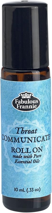 Fabulous Frannie Chakra Complete Pre-diluted Roll On Set with Travel Bag Made with Pure Essentials Oils 10ml (Pack of 7)