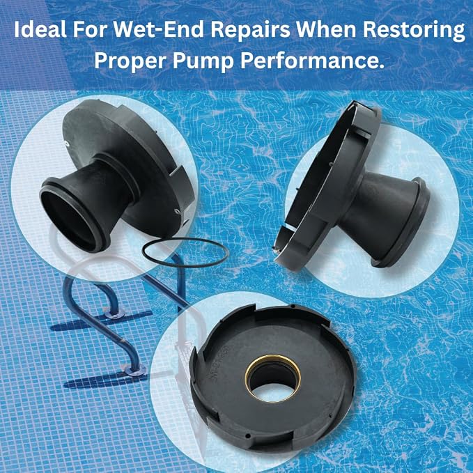 AppaeTech 3 HP Pool Pump Diffuser Assembly Replacement for WhisperFlo® & IntelliFlo® Pool and Spa Pumps | Replaces 072928 / 072928Z | Designed for 3.0 HP Only