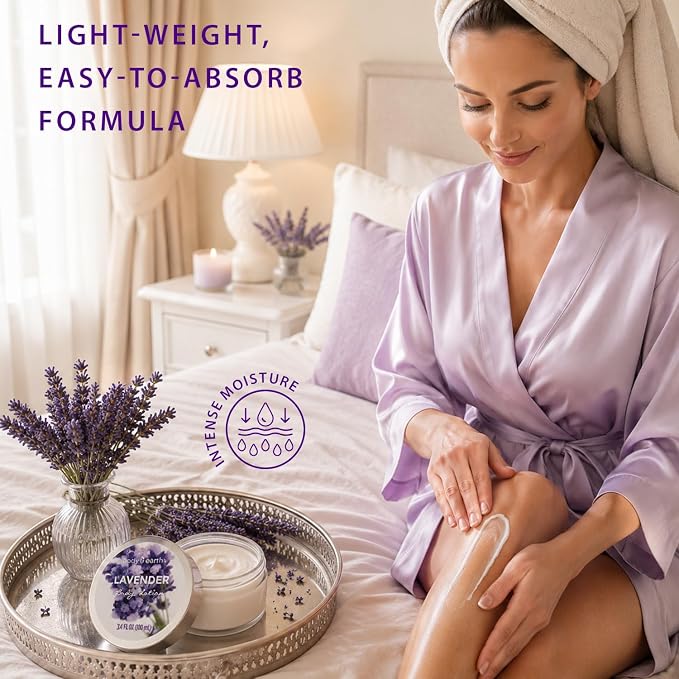 Gift Set for Women Body & Earth Gifts Set Lavender Gift Baskets For Women Bath Sets with Bubble Bath Body Lotion Scented Candle Mother‘s Day Gifts for mom