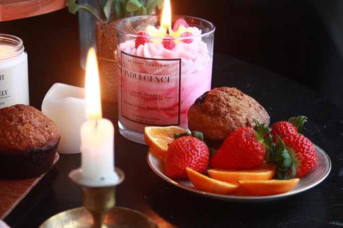 | Purpose-Driven Soy Candle | Strawberry Scented 12oz | Cool Gifts | Gifts for Women Who Have Everything