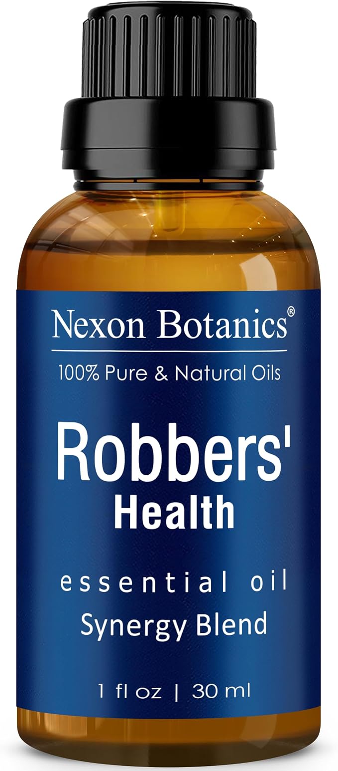 Robbers' Health Essential Oil Blend 30 ml - Immunity Boosting Thieves Oil - Natural Fighter Shield Against Impurities - Nexon Botanics