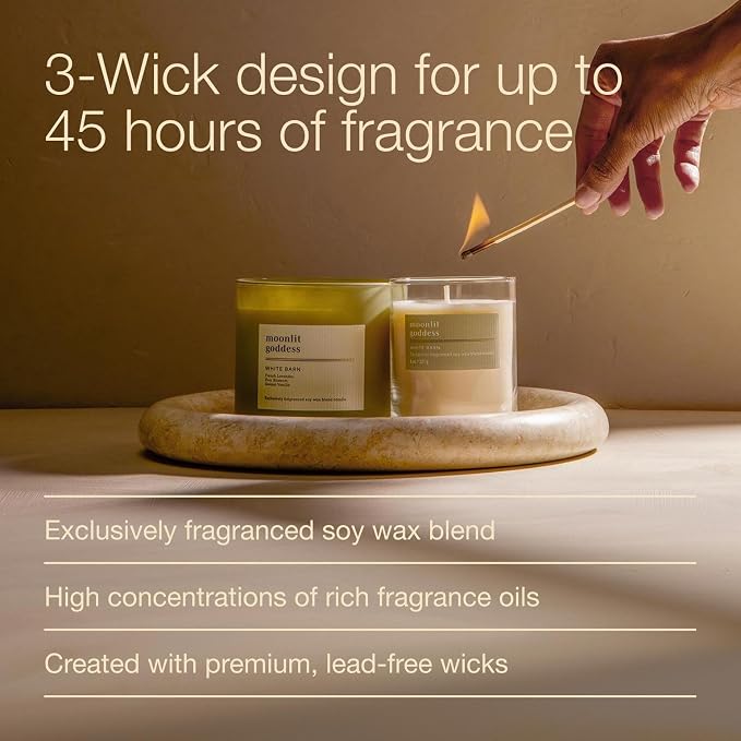 Bath & Body Works 3-Wick Candle, Pistachio Milk & Honey Candle, Strong Throw, Long-Lasting Burn Up to 45 Hours, Exclusively Fragranced Soy Wax Blend, 14.5 oz - 1 Pack