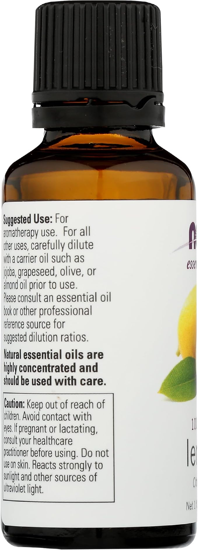 Now Foods Essential Oils Lemon, 1 fl oz 30 ml (7565)