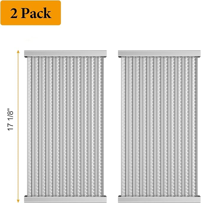 Grill Emitter Plates Replacement Parts for Charbroil Commerical TRU-Infrared 2-Burner Grills,463644220 463632320 463642316 463675016,17 inch Emitter for Char-Broil Signature Infrared 2-Burner Grill