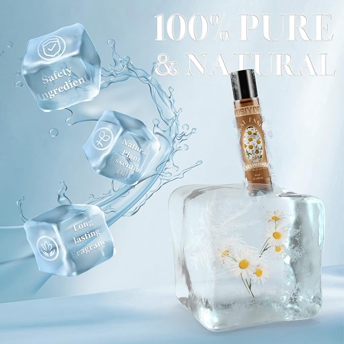 Chamomile Essential Oil 10ML - 100% Pure and Natural Therapeutic Grade Oils for Aromatherapy Diffuser - 0.34 Fl Oz/Chamomile