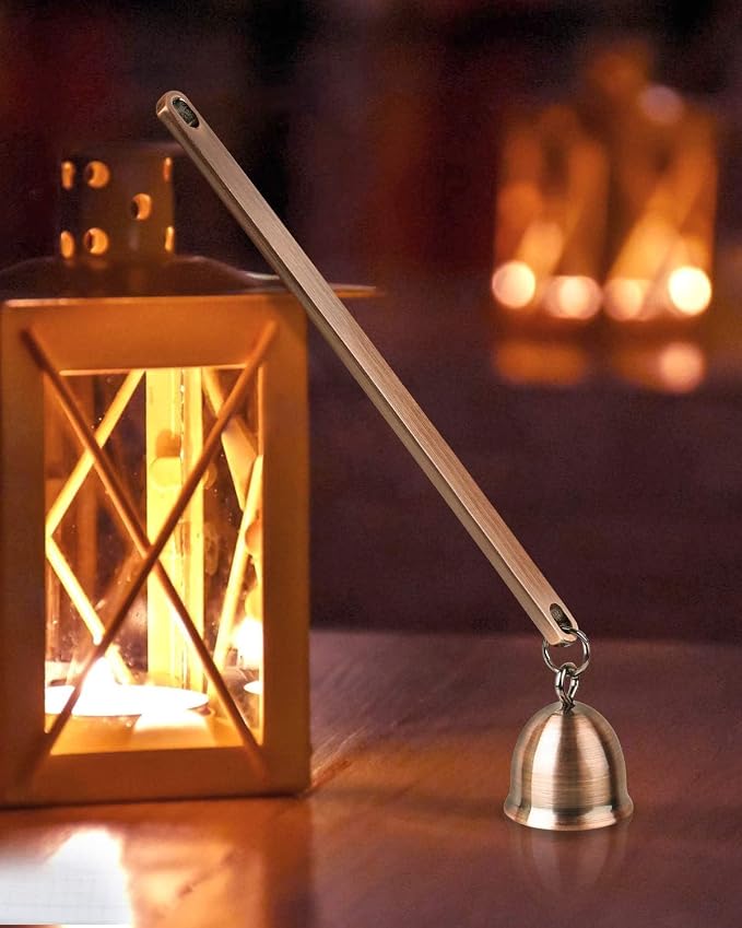 RONXS 3 in 1 Candle Accessory Set, Candle Wick Trimmer Candle Cutter, Candle Snuffer, Candle Wick Dipper with Gift Package for Candle Lover (Copper)