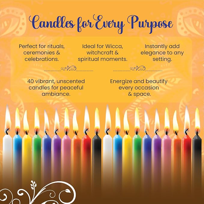 Spell Candles (40 Candles) - One Shipping Charge!