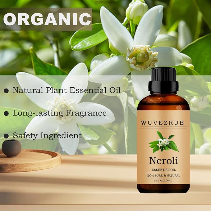 Neroli Essential Oils, 30ML Pure and Natural Essential Oil for Aromatherapy Diffuser - Neroli /1 Fl Oz