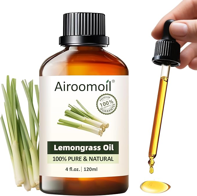Citronella Essential Oil 4 fl oz – 100% Pure & Natural, Clean Lemony-Green Scent for Diffuser, DIY Candles & Room Sprays, Large Value Bottle for Everyday Home Freshness