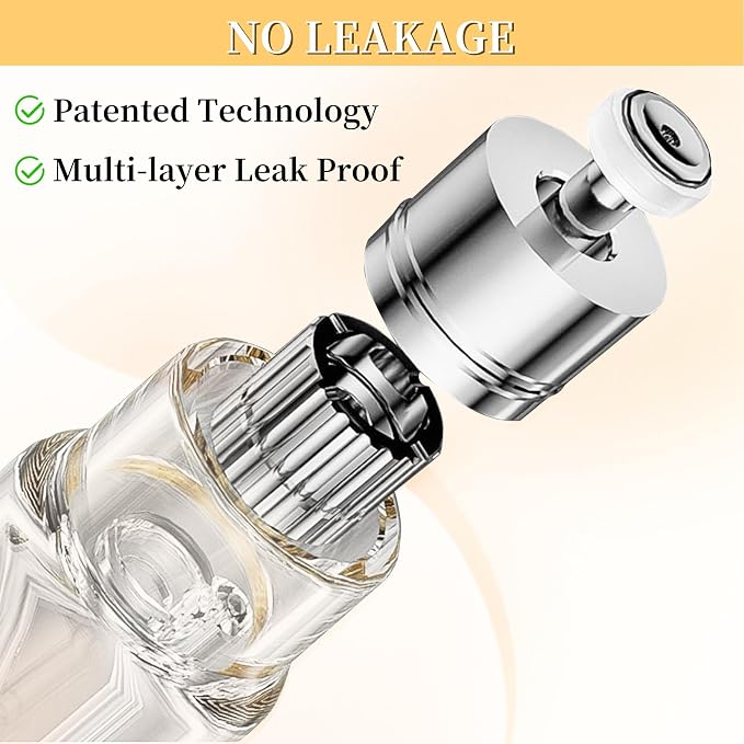 2PCS Perfume Travel Refillable Bottle, Bottom-Filling Fragrances Perfume Atomizer, Empty Mini Cologne Dispenser, Portable Sprayer Pocket Size for On the Go 5ml (Black & Dark Blue)