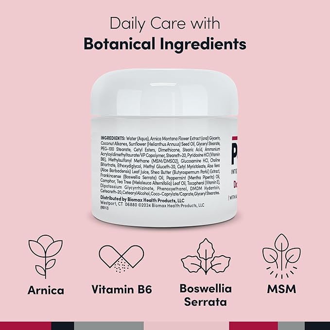 Penetrex Daily Joint & Muscle Care Cream – Soothing Botanical Formula with Arnica, Vitamin B6 & MSM – Lightweight Fast-Absorbing Cream for Everyday Movement - Non-Greasy - Light Scent- 2 oz