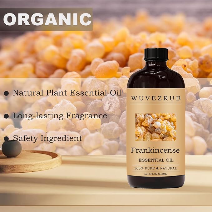 Frankincense Essential Oils 240ML- Pure and Natural Essential Oil for Aromatherapy Diffuser,Soap Making & DIY - Frankincense /8 Fl Oz