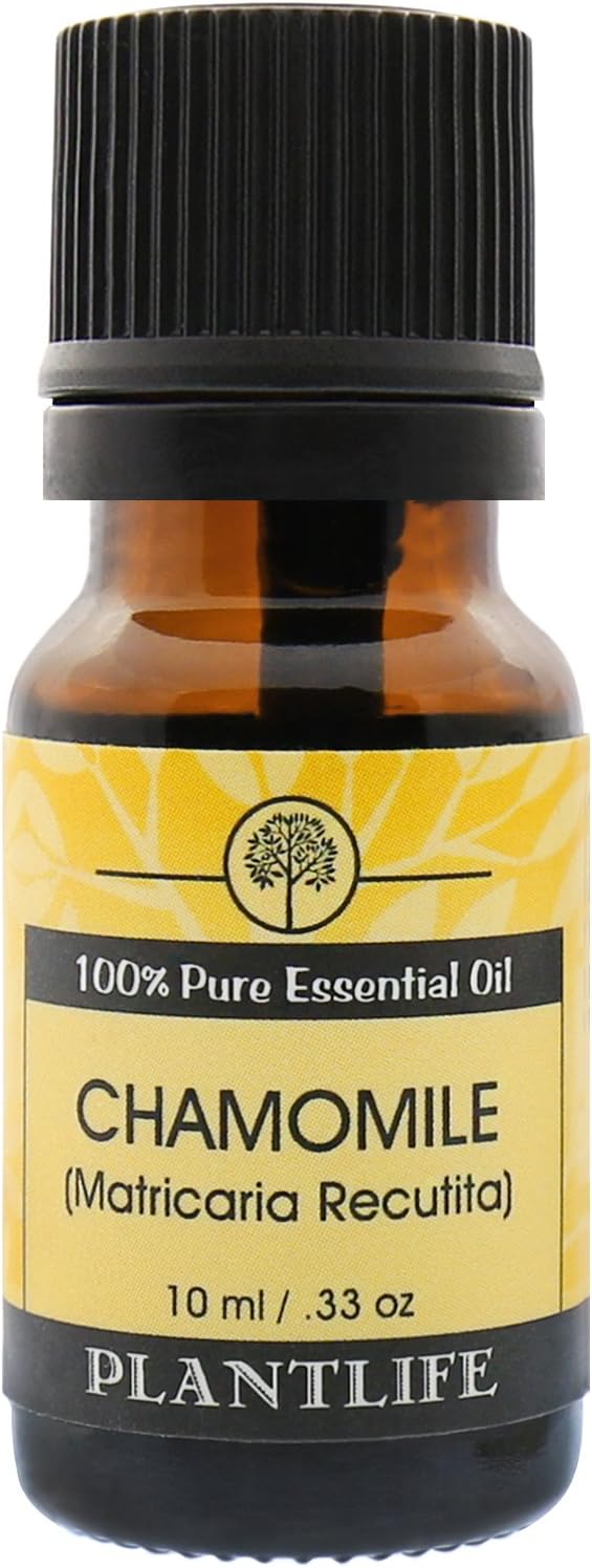 Plantlife Chamomile Aromatherapy Essential Oil - Straight from The Plant 100% Pure Therapeutic Grade - No Additives or Fillers - 10 ml