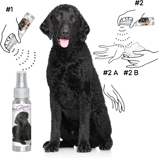 The Blissful Dog All Natural Curly-Coat Retriever Relax Dog Aromatherapy Spray