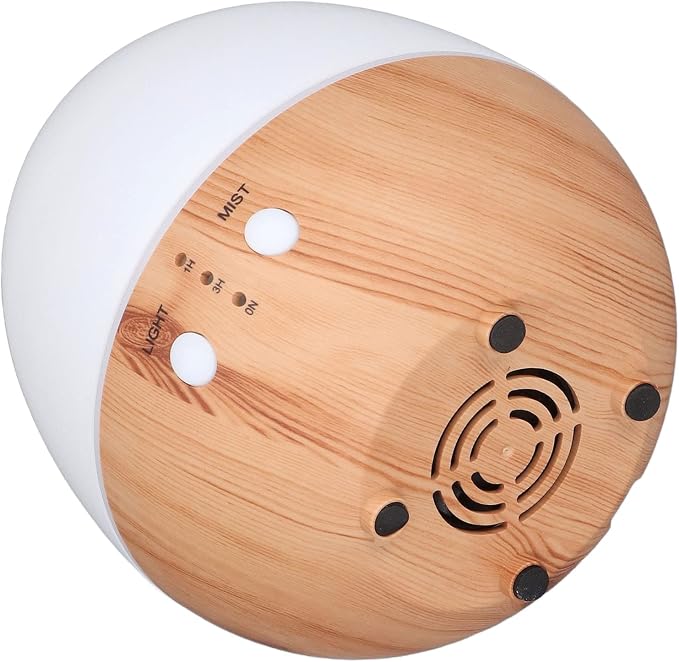Automatic Shut Off: Essential 250ml Essential Oil Diffuser Automatic Shut Off 35db Low No USB Powered Wooden Humidifier with Night Light for Bedroom The Experience of Peace