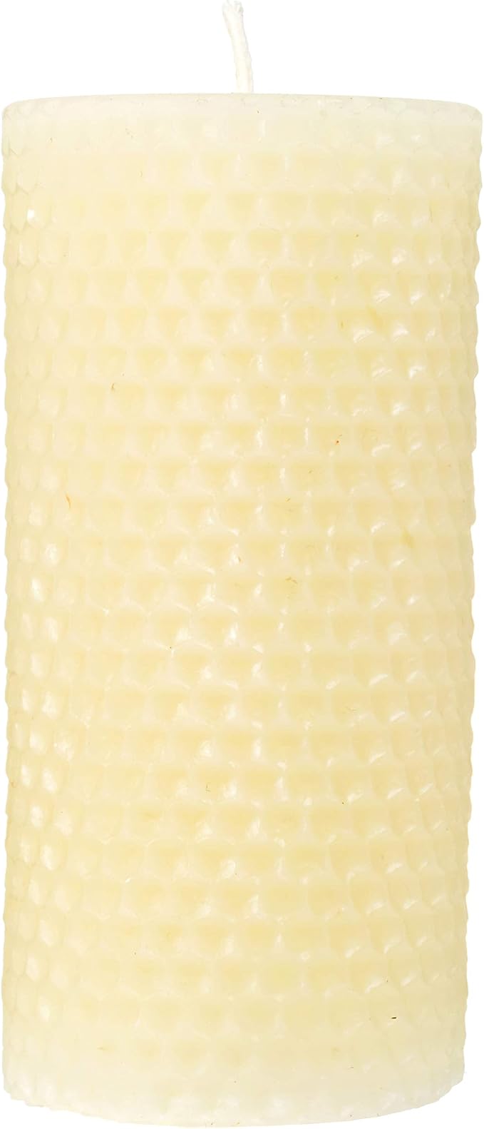 Hexagon 100% Pure Beeswax Candles - 2x5 Natural Ivory Beeswax Candle for Home Decor, Mood Lighting, Gifts - 45 Hour - Unscented, Clean Burning, Smokeless, Dripless - 1 Pack - Alternative Imagination