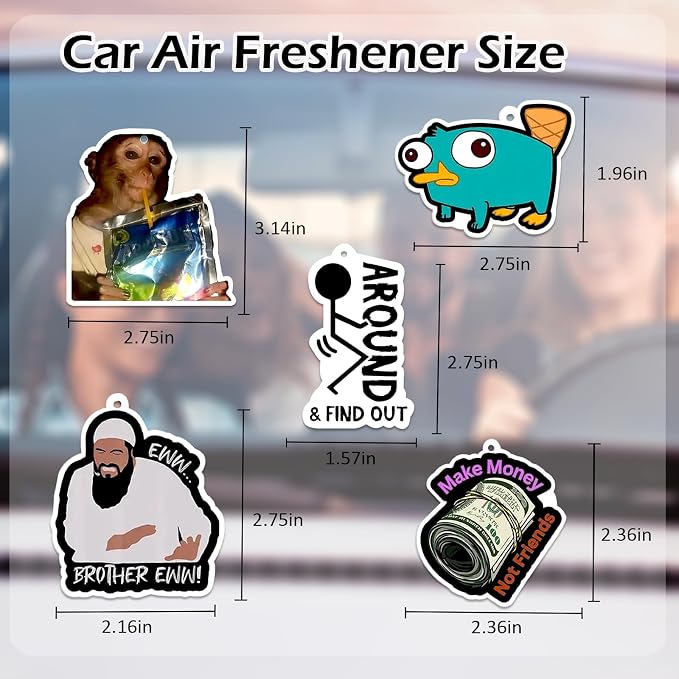 1PCS Car Air Fresheners,Girl's Car Car Air Fresheners for Cute Mirror Freshener Mirror Scented Hanging Cute Car Accessories Decor Interior Home,Girl's Car Fun Gifts for Women Men Friends Wife