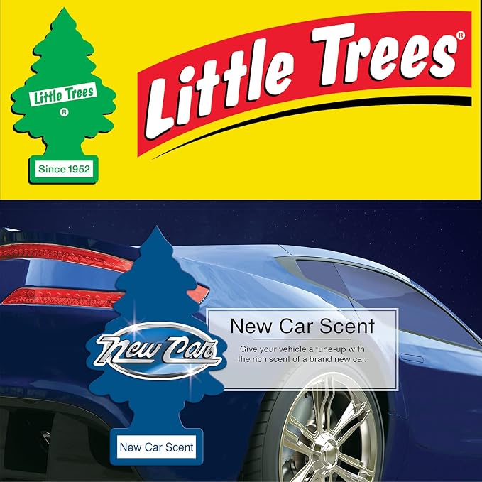 Little Trees Car Freshener New Car Scent (24 Pack)
