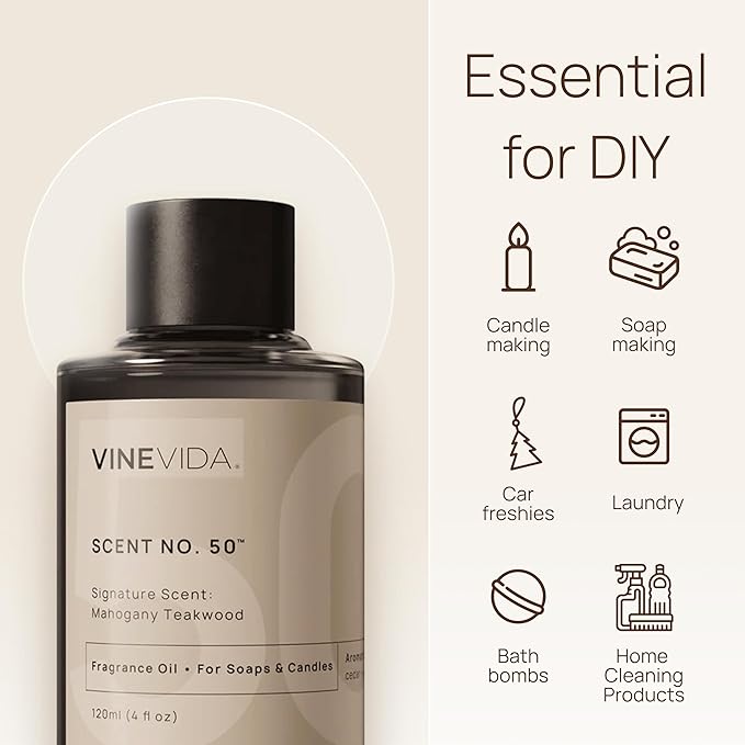 VINEVIDA [128oz] Pumpkin Spice Fragrance Oil - Fall Scents for Candle Making - Essential Oils - Candle Scents