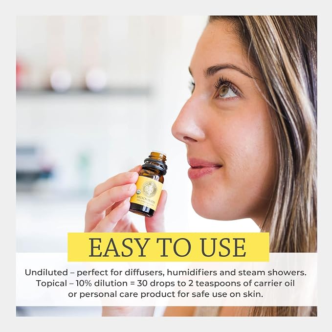 Silk Road Organic Helichrysum Italicum Essential Oil for Skin Care, Wrinkles, Scars, Bruises – 10ml Undiluted Euro Dropper, USDA Certified Immortelle Oil - Always Pure, Always Organic
