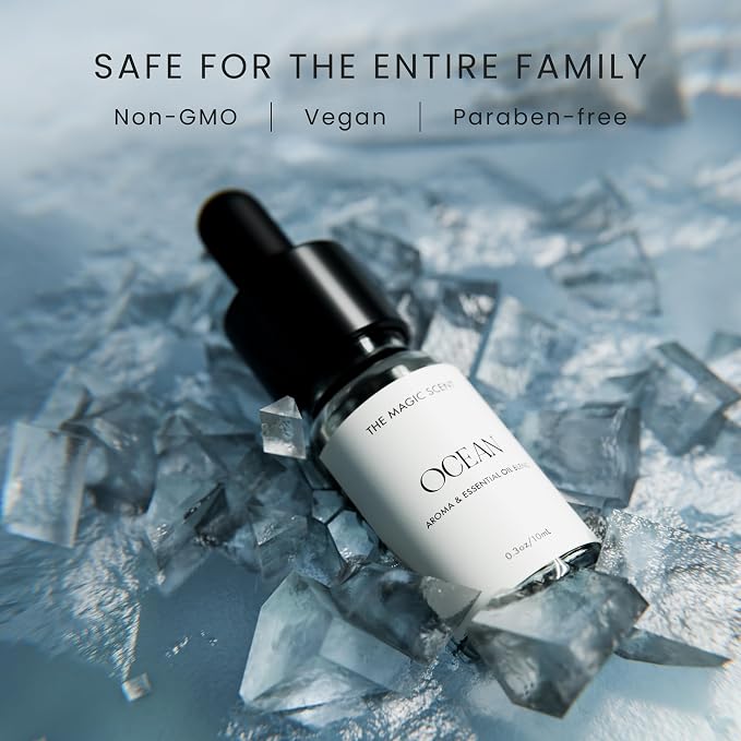 The Magic Scent Ocean Diffuser Oil - Cold-Air & Ultrasonic Scented Oils for Diffuser Inspired by Bali - Essential Oils for Diffusers Aromatherapy - 0.34 Fl Oz, 10 ml