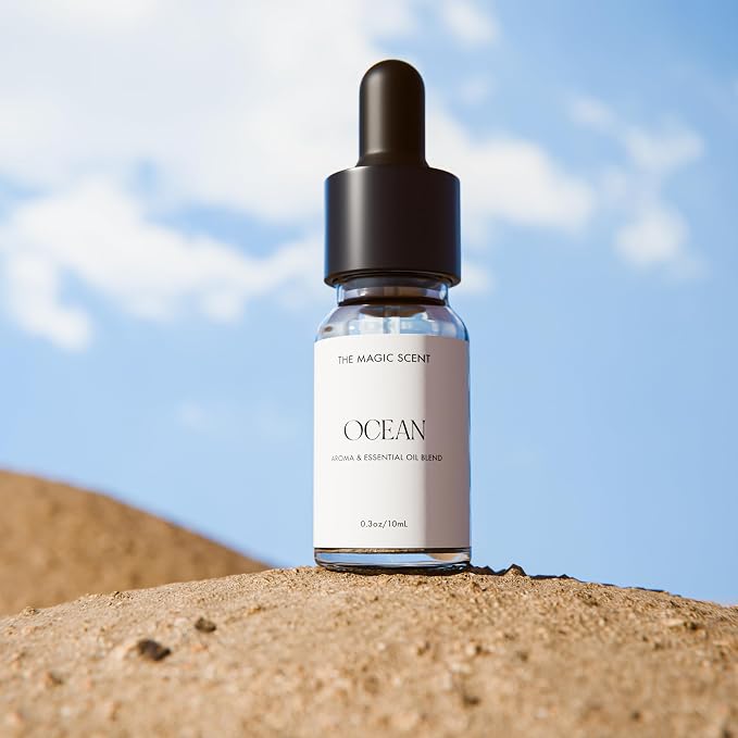 The Magic Scent Ocean Diffuser Oil - Cold-Air & Ultrasonic Scented Oils for Diffuser Inspired by Bali - Essential Oils for Diffusers Aromatherapy - 0.34 Fl Oz, 10 ml