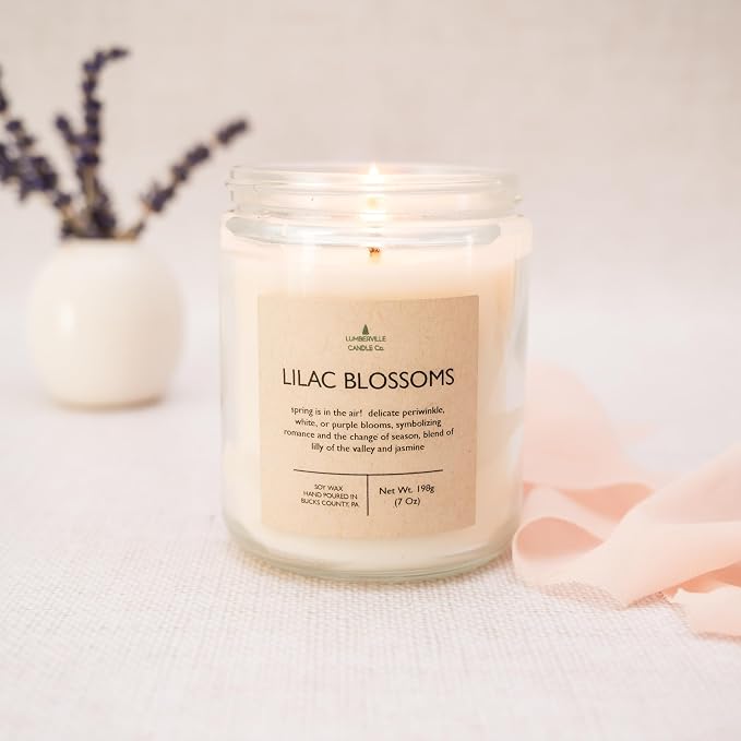 Handmade | Soy Candle (Lilac Blossoms, 8 oz.)