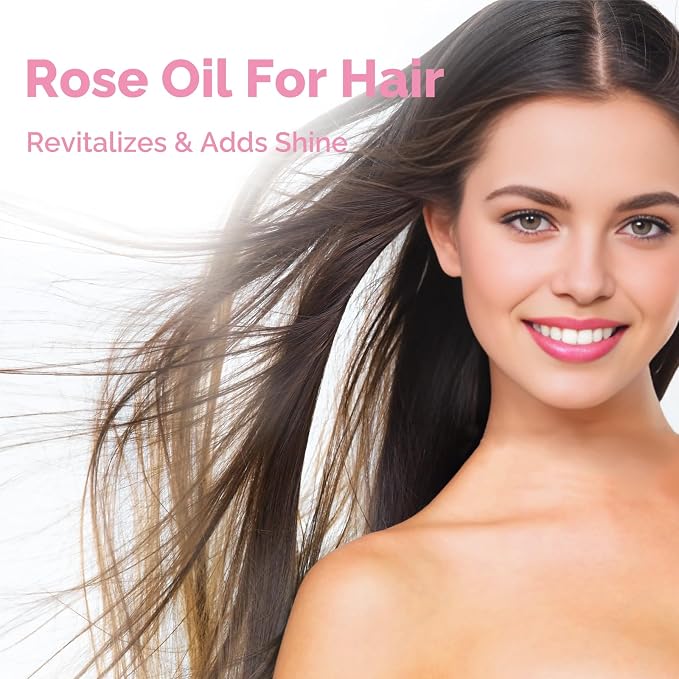 GM Gumili Rose Essential Oil for Face, Hair, Body, Skin, Aromatherapy, Essential Oils Diffuser, DIY Blends - 4 Oz