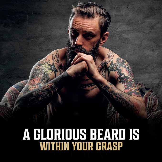 Viking Revolution - Ultimate Beard Kit Spiced Vanilla - Beard Grooming Kit for Men with Beard Brush, Beard Comb, Beard Balm, Beard Oil, Beard and Moustache Scissors - Husband Gifts for Men
