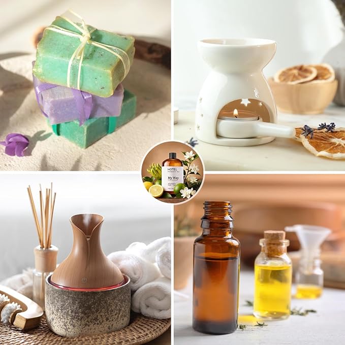 My Way Diffuser Oil Waterless Hotel Essential Oils for Diffusers for Home Inspired by The 1 Hotel Miami Scent - Premium Hotel Collection Diffuser Oil (16.9 Fl Oz (Pack of 1)